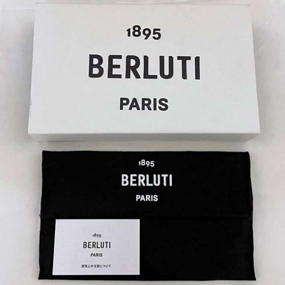 BERLUTI - ベルルッティ 二つ折り 長財布 ブラック カリグラフィ BERLUTI - ベルルッティ 二つ折り 長財布 ブラック カリグラフィ