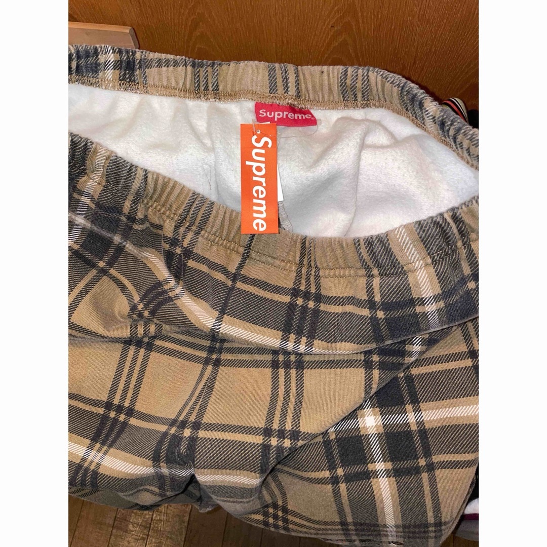 Supreme Plaid Sweatshort Brown Sチェックショーツ Supreme Plaid Sweatshort Brown Sチェックショーツ