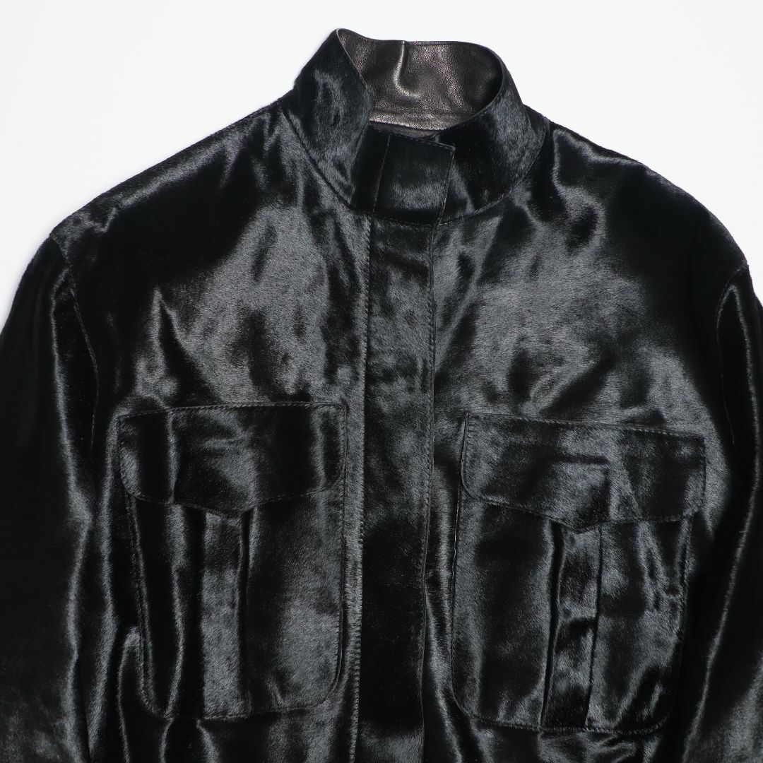 HERMES - エルメス 04AW ゴルチエ期 ハラコ レザージャケット 36 HERMES - エルメス 04AW ゴルチエ期 ハラコ レザージャケット 36