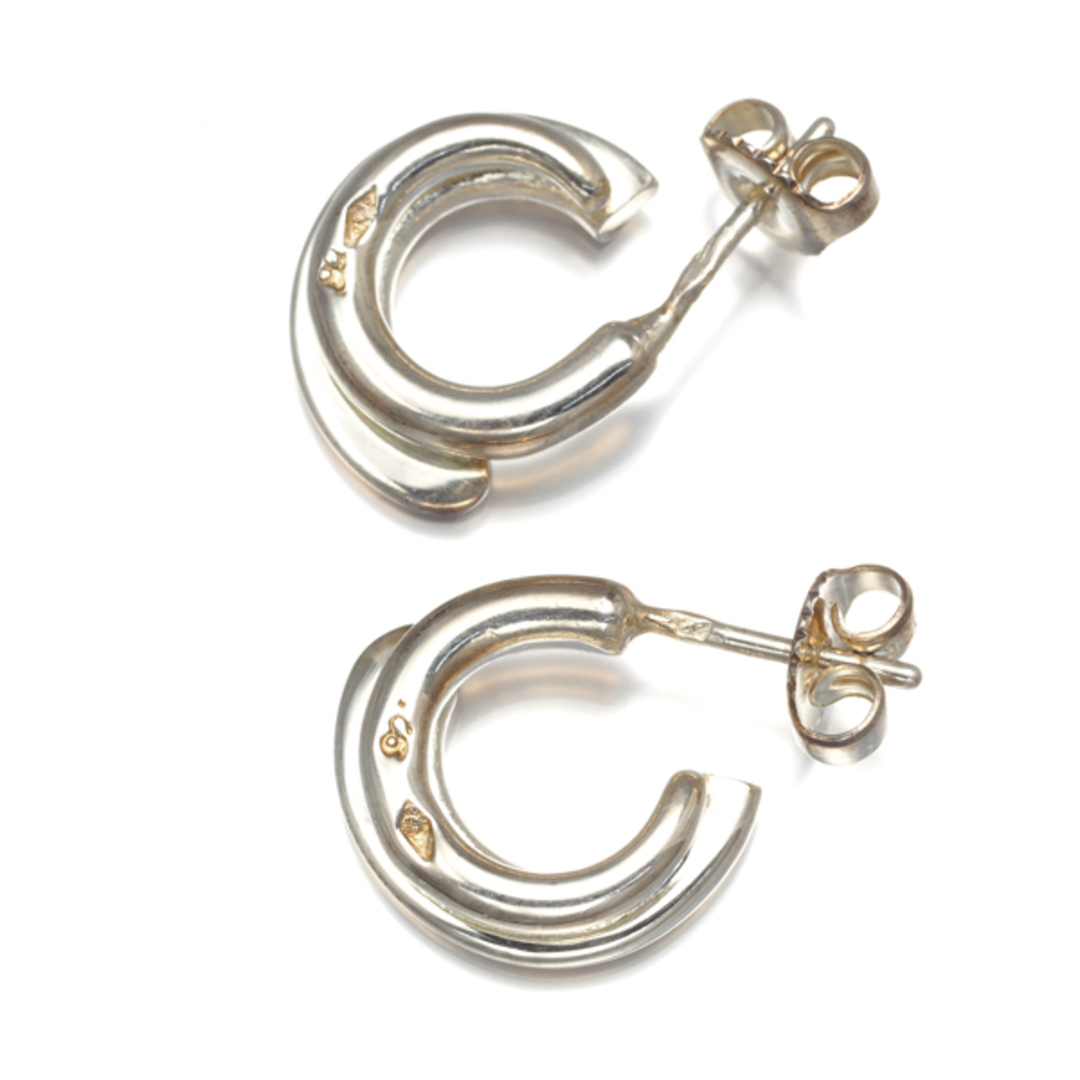 CHANEL - シャネル ピアス フープ シルバー 925 大幅値下げ品の CHANEL - シャネル ピアス フープ シルバー 925 大幅値下げ品の