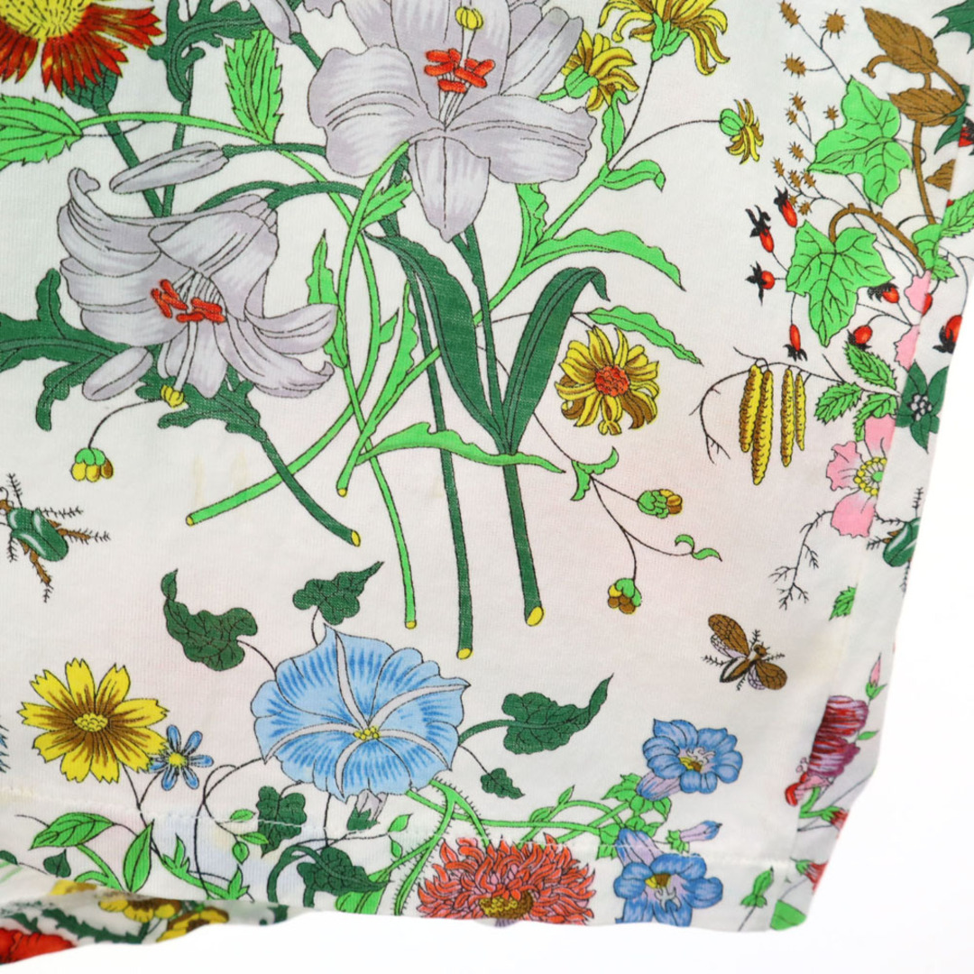 GUCCI - グッチ 80s イタリア製 ヴィンテージ 花柄 半袖 Tシャツ GUCCI - グッチ 80s イタリア製 ヴィンテージ 花柄 半袖 Tシャツ