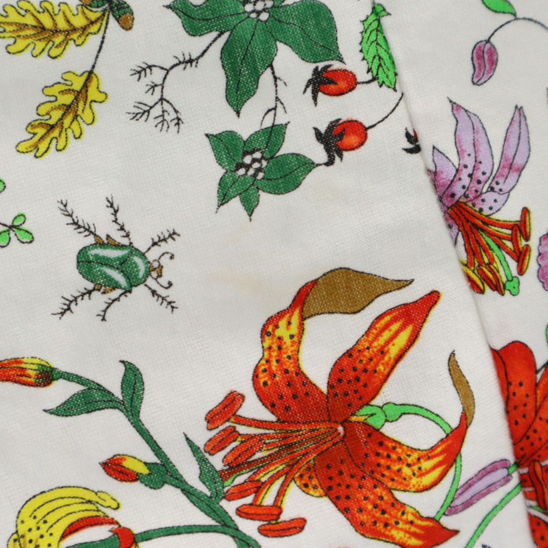 GUCCI - グッチ 80s イタリア製 ヴィンテージ 花柄 半袖 Tシャツ GUCCI - グッチ 80s イタリア製 ヴィンテージ 花柄 半袖 Tシャツ