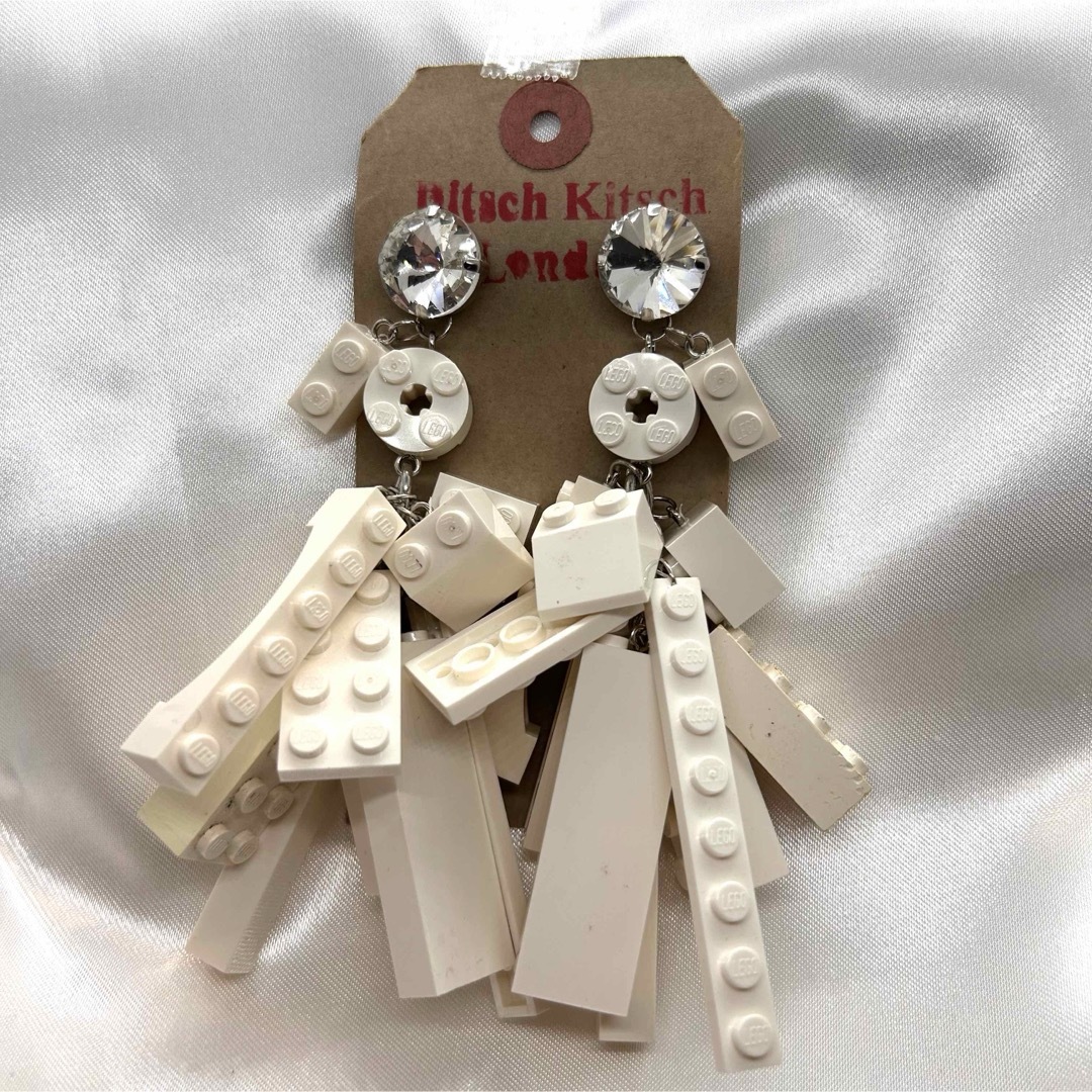 ☆1点もの☆ ロンドン購入 ピアス アクセサリー作家 オリジナル ☆1点もの☆ ロンドン購入 ピアス アクセサリー作家 オリジナル