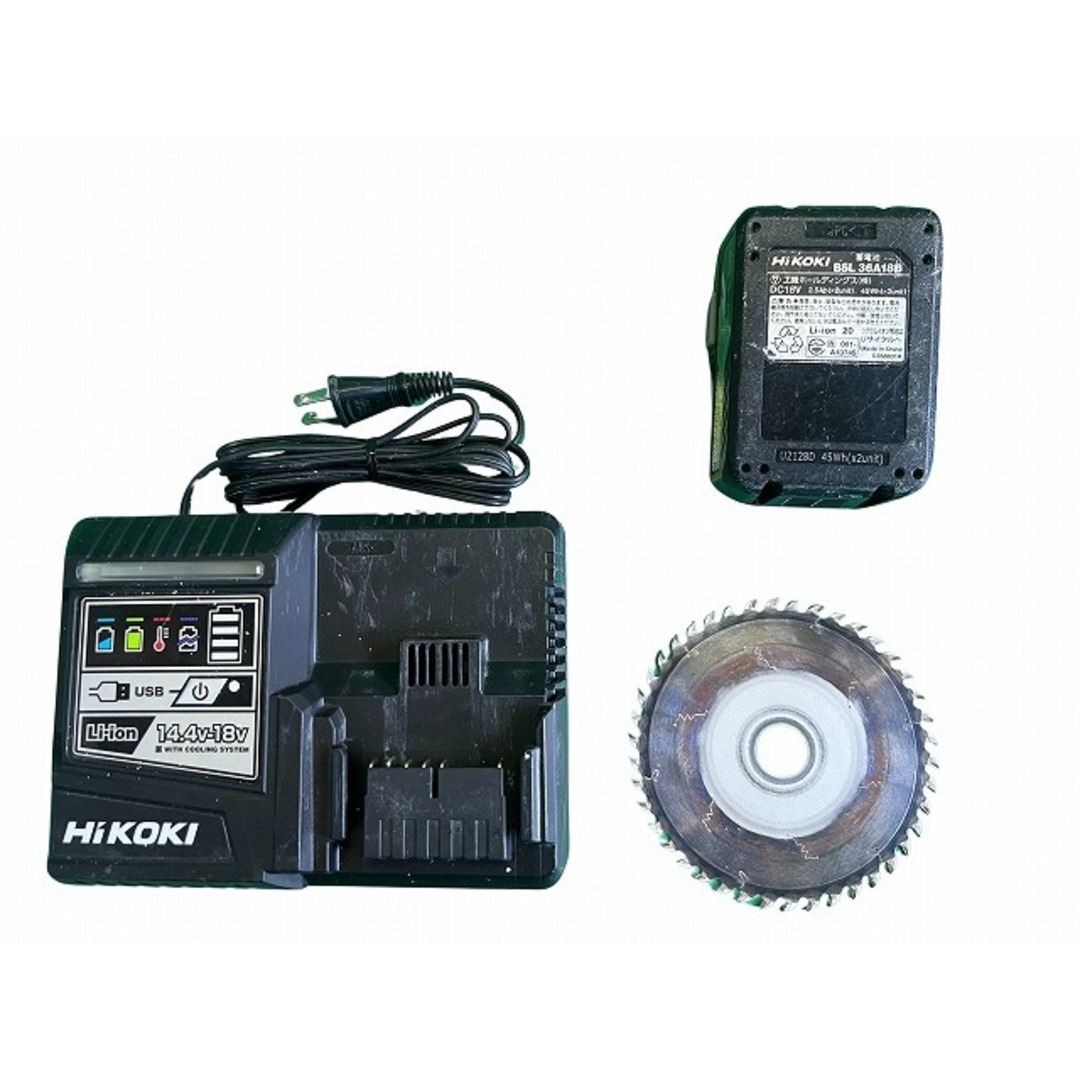 日立 - ☆中古品☆HiKOKI ハイコーキ 36V 125mm コードレス集 日立 - ☆中古品☆HiKOKI ハイコーキ 36V 125mm コードレス集