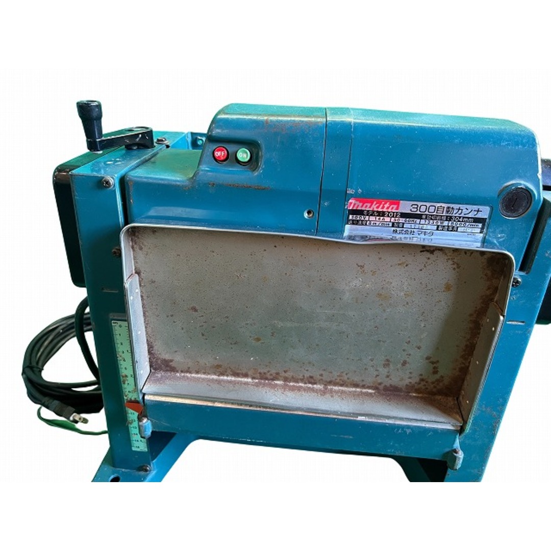 ☆品☆makita マキタ 100V マキタ 304mm 自動カンナ盤 2012 自動 ☆品☆makita マキタ 100V マキタ 304mm 自動カンナ盤 2012 自動