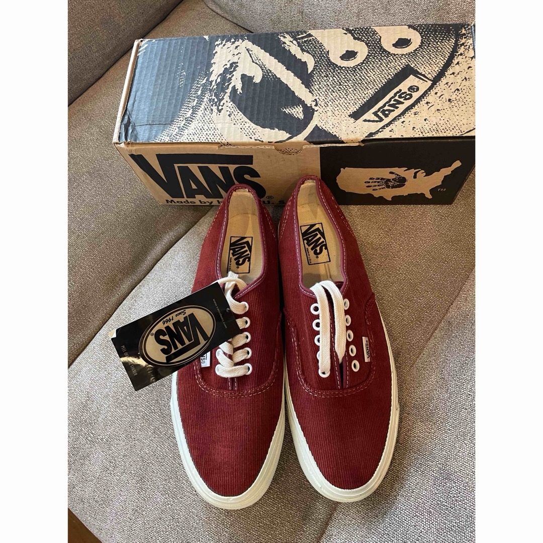 VANS - 90s 奇跡のデッド レンガ US10 VANS USA製 Authenticの VANS - 90s 奇跡のデッド レンガ US10 VANS USA製 Authenticの