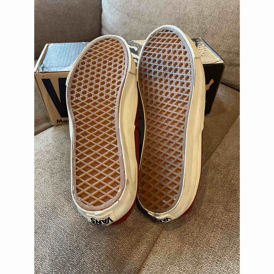 VANS - 90s 奇跡のデッド レンガ US10 VANS USA製 Authenticの VANS - 90s 奇跡のデッド レンガ US10 VANS USA製 Authenticの