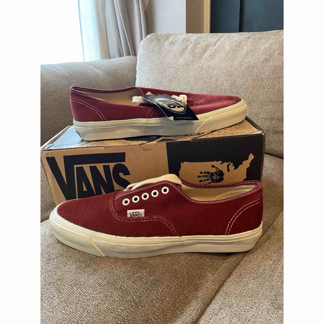 VANS - 90s 奇跡のデッド レンガ US10 VANS USA製 Authenticの VANS - 90s 奇跡のデッド レンガ US10 VANS USA製 Authenticの