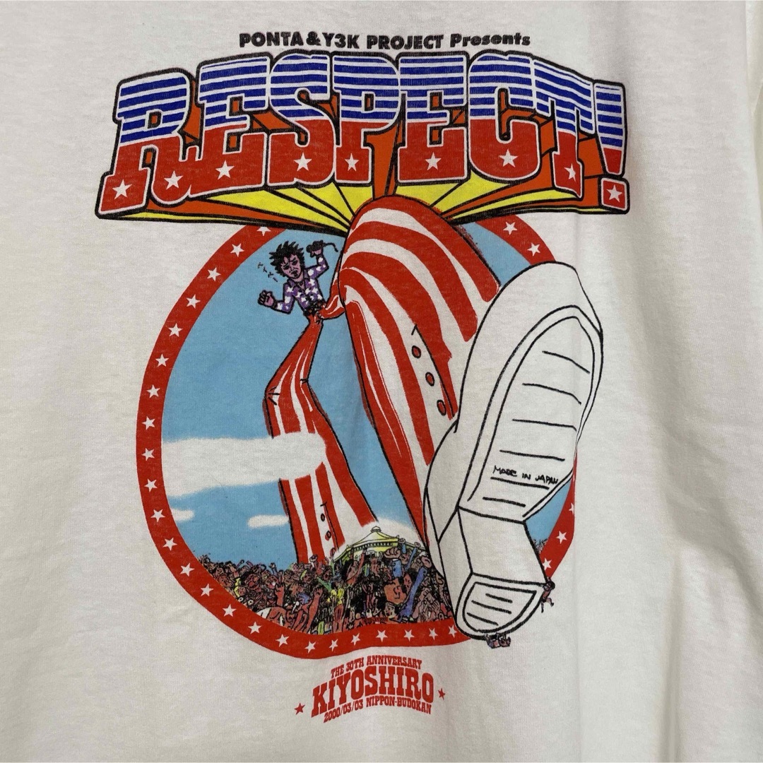 未使用 忌野清志郎 RESPECT!清志郎 武道館ライブ 記念Tシャツ 未使用 忌野清志郎 RESPECT!清志郎 武道館ライブ 記念Tシャツ