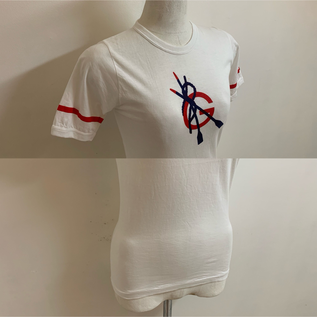 GUCCI - OLD GUCCI オールドグッチ 80s ITALY製 ロゴプリントT GUCCI - OLD GUCCI オールドグッチ 80s ITALY製 ロゴプリントT