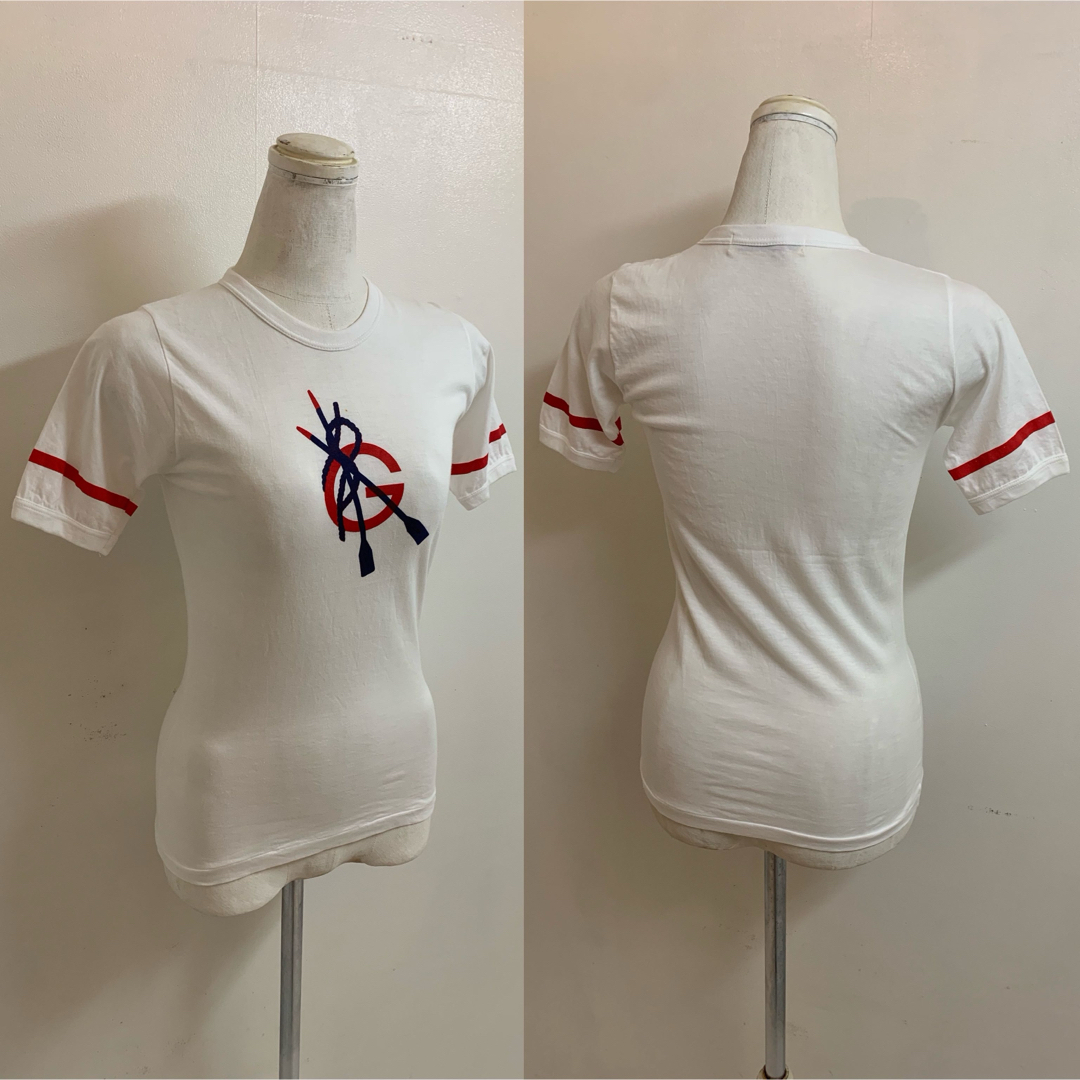 GUCCI - OLD GUCCI オールドグッチ 80s ITALY製 ロゴプリントT GUCCI - OLD GUCCI オールドグッチ 80s ITALY製 ロゴプリントT