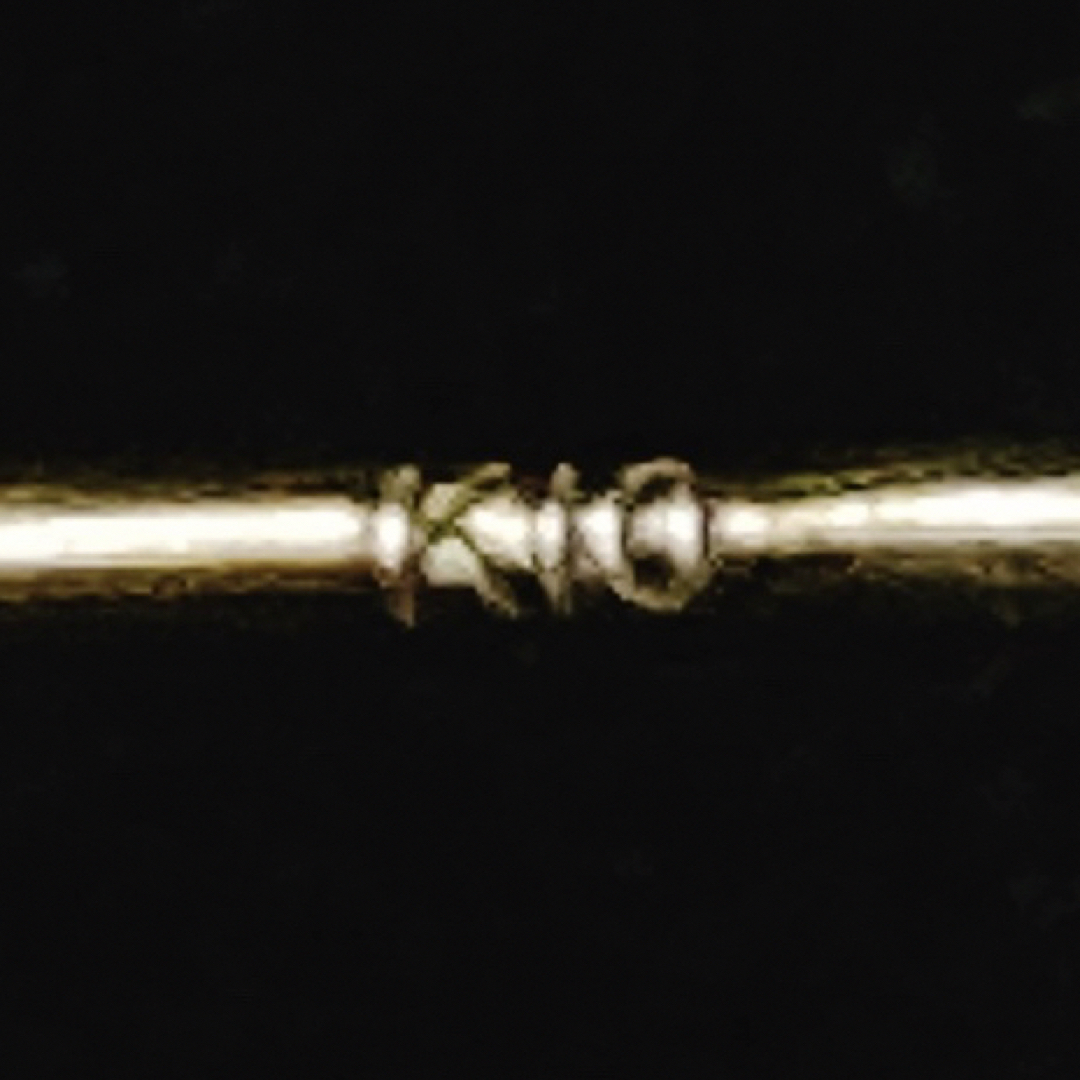 gunda - 美品箱付属 ELCAMI 半割れ蛇ピアス GOLD K18 シルバー gunda - 美品箱付属 ELCAMI 半割れ蛇ピアス GOLD K18 シルバー