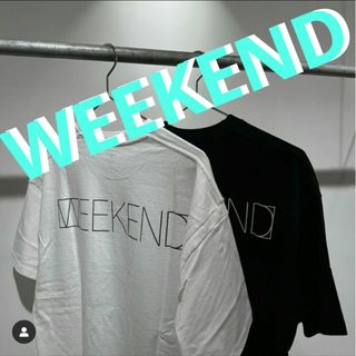 FRAGMENT - WEEKEND SEQUEL ロゴ刺繍 Tシャツ 藤原ヒロシ 黒 FRAGMENT - WEEKEND SEQUEL ロゴ刺繍 Tシャツ 藤原ヒロシ 黒