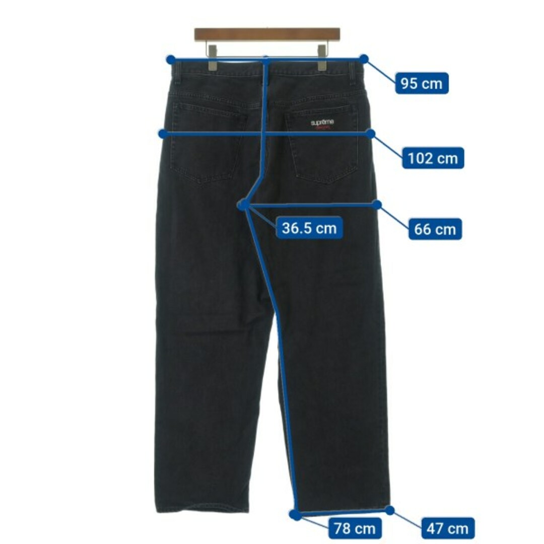 Supreme - Supreme シュプリーム デニムパンツ 34(XL位) 黒 Supreme - Supreme シュプリーム デニムパンツ 34(XL位) 黒