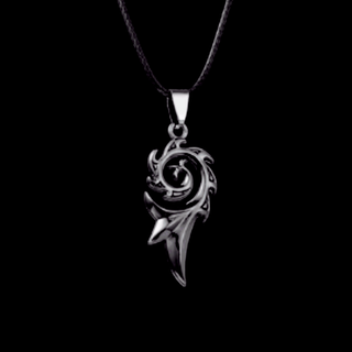 【N090】ネックレス　メンズ　シルバー　ドラゴン　アクセサリー(ネックレス)