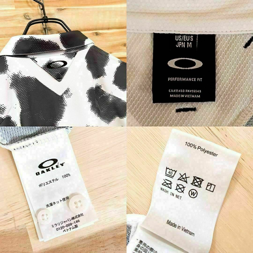 Oakley - 美品【オークリー】斑模様 デザイン ゴルフ 上下 Oakley - 美品【オークリー】斑模様 デザイン ゴルフ 上下