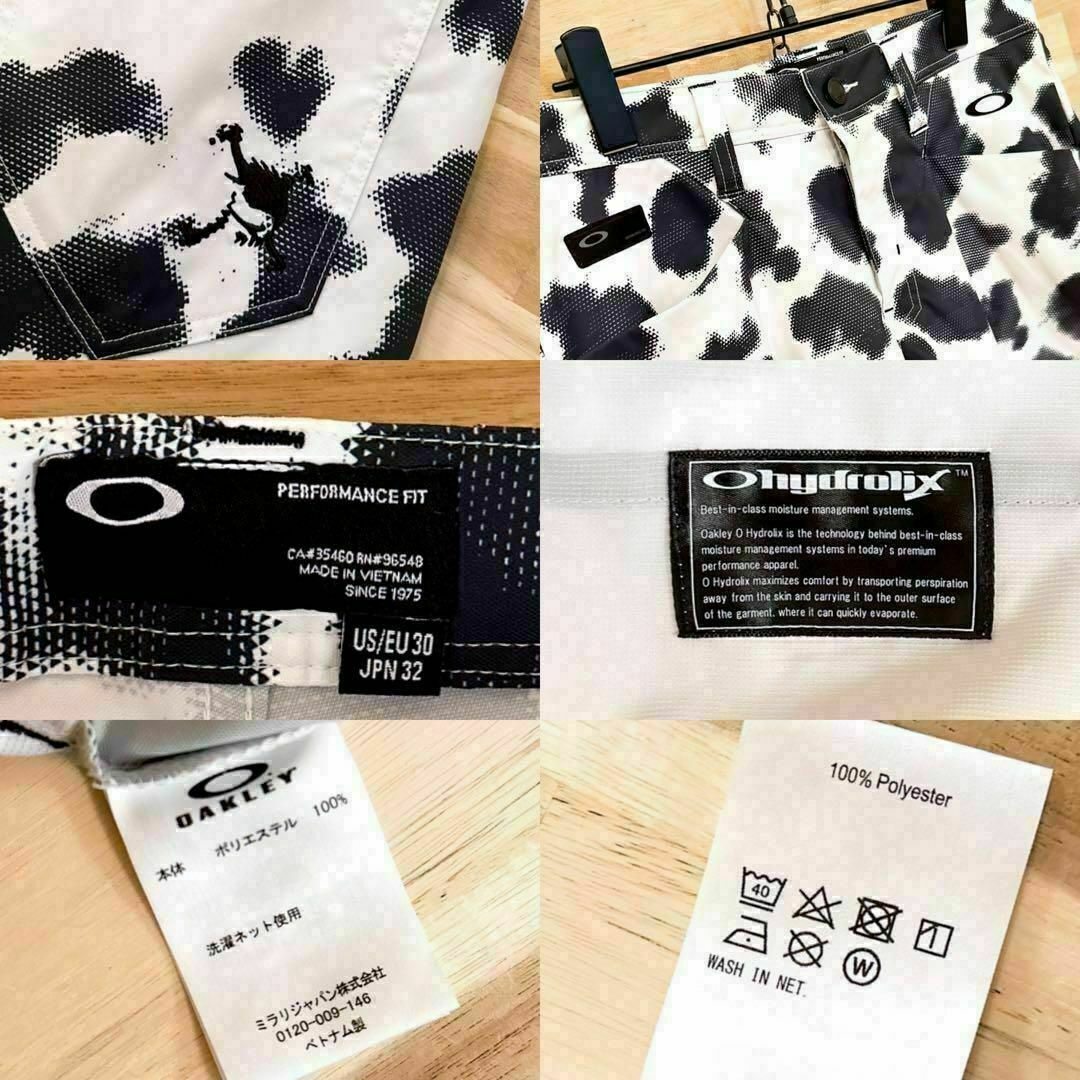 Oakley - 美品【オークリー】斑模様 デザイン ゴルフ 上下 Oakley - 美品【オークリー】斑模様 デザイン ゴルフ 上下