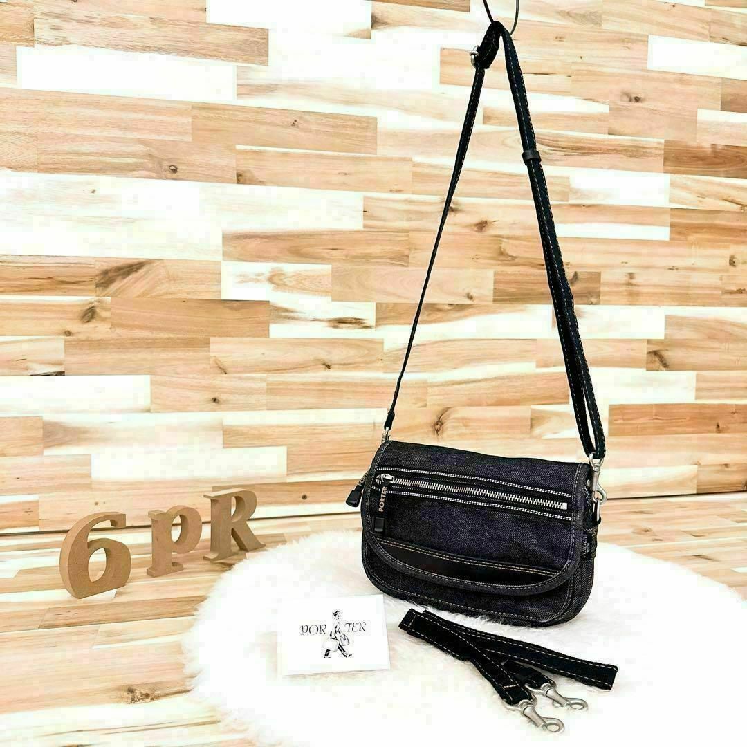 PORTER - ビンテージ【ポーター】デニム 3way ショルダーバッグ PORTER - ビンテージ【ポーター】デニム 3way ショルダーバッグ