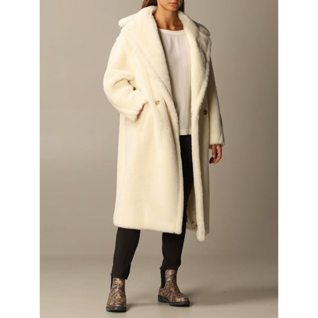 Max Mara - 美品 マックスマーラ テディベア ホワイト M max Max Mara - 美品 マックスマーラ テディベア ホワイト M max