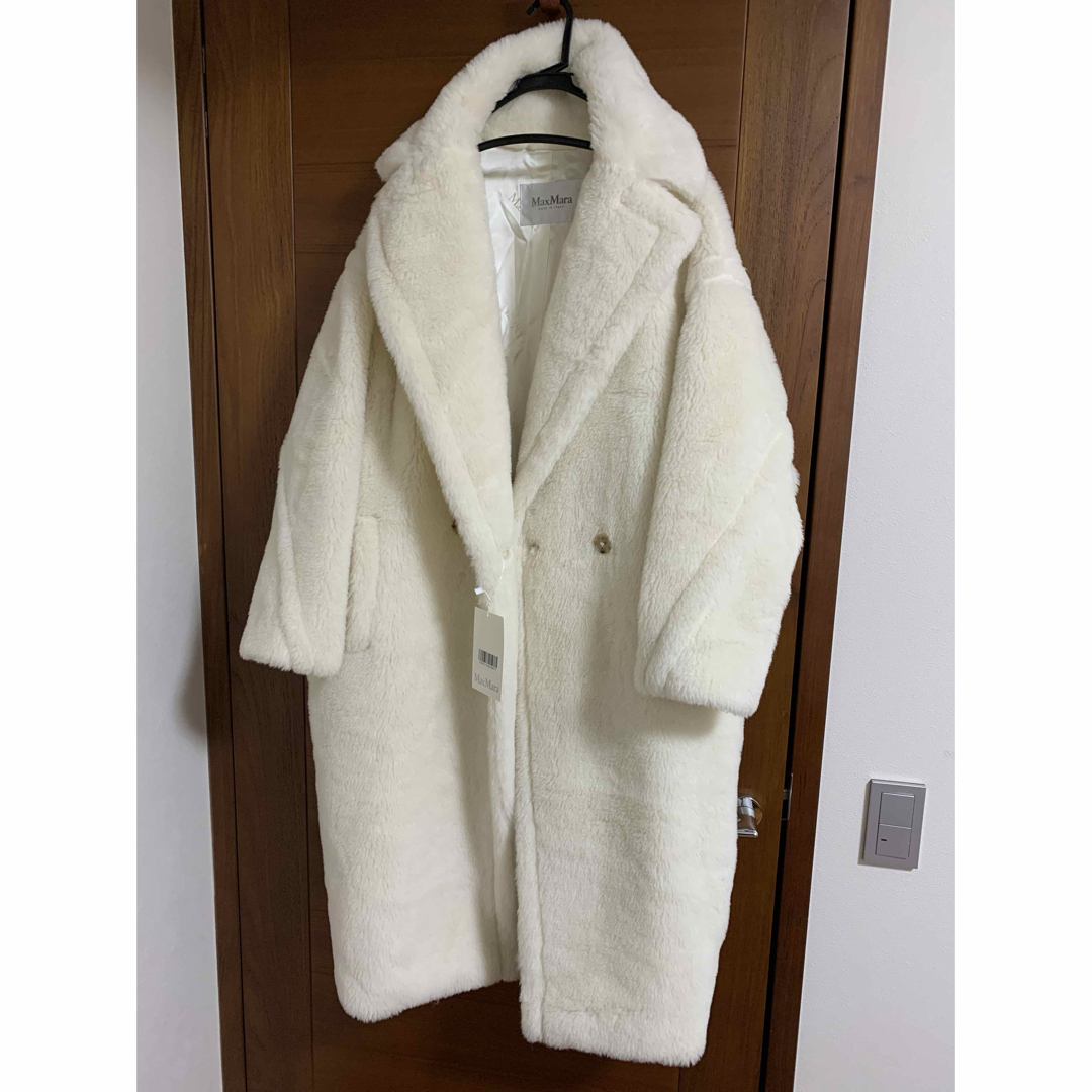 Max Mara - 美品 マックスマーラ テディベア ホワイト M max Max Mara - 美品 マックスマーラ テディベア ホワイト M max