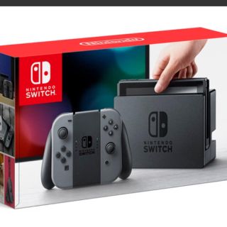 ニンテンドウ(任天堂)の新品 Nintendo Switch  グレー(家庭用ゲーム機本体)