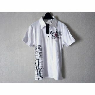 半額以下★送料込★別布英字パッチスカルシャツ(シャツ)