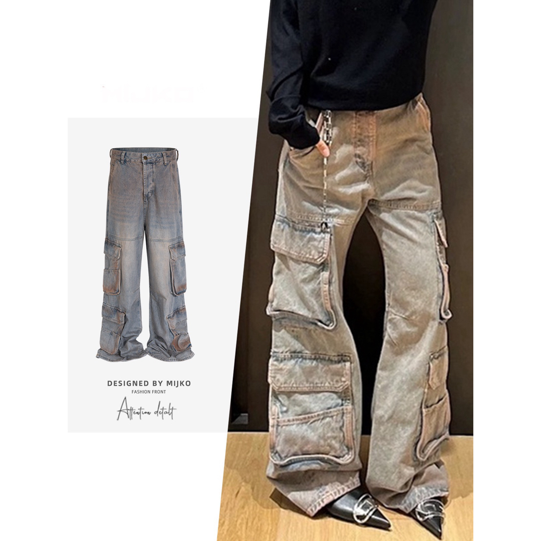 BALENCIAGA - ヴィンテージ風 ワイド カーゴパンツの通販 by BALENCIAGA - ヴィンテージ風 ワイド カーゴパンツの通販 by
