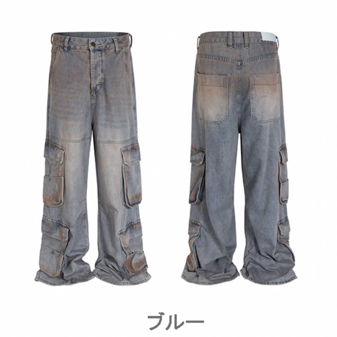 BALENCIAGA - ヴィンテージ風 ワイド カーゴパンツの通販 by BALENCIAGA - ヴィンテージ風 ワイド カーゴパンツの通販 by