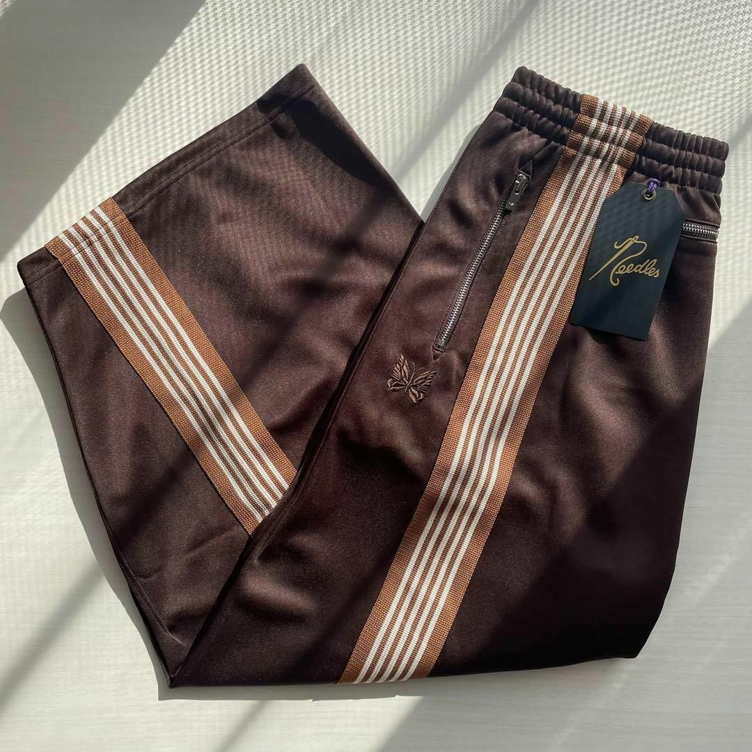 ヒザデルパンツ XS ブラック ブラウン ニードルズ あかるく ヒザデルパンツ XS ブラック ブラウン ニードルズ あかるく