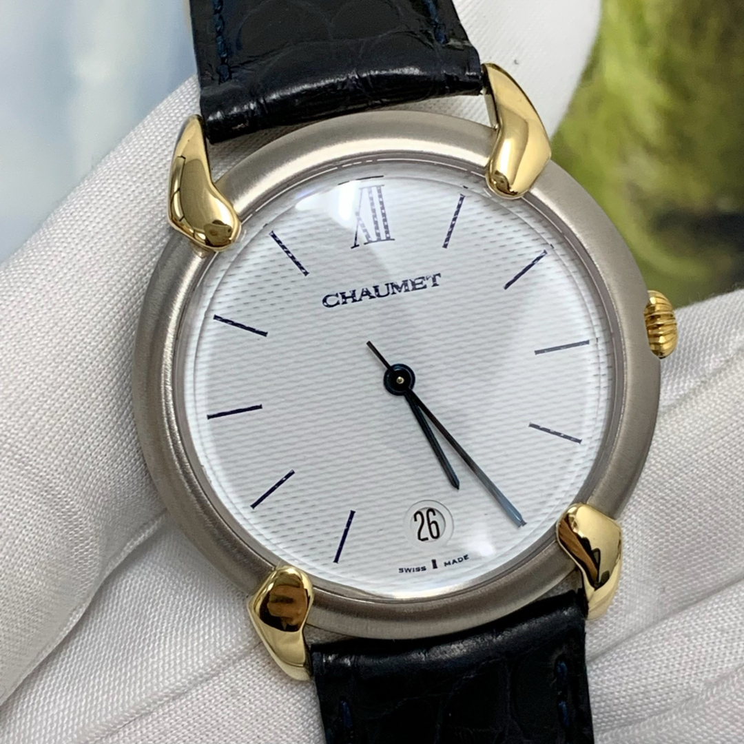 CHAUMET - ショーメ クォーツ 時計 グリフィス QZの通販 by SEA CHAUMET - ショーメ クォーツ 時計 グリフィス QZの通販 by SEA