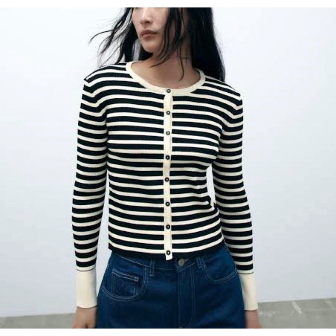ZARA - ZARA ボーダーカーディガンの通販 by SAshop|ザラならラクマ ZARA - ZARA ボーダーカーディガンの通販 by SAshop|ザラならラクマ