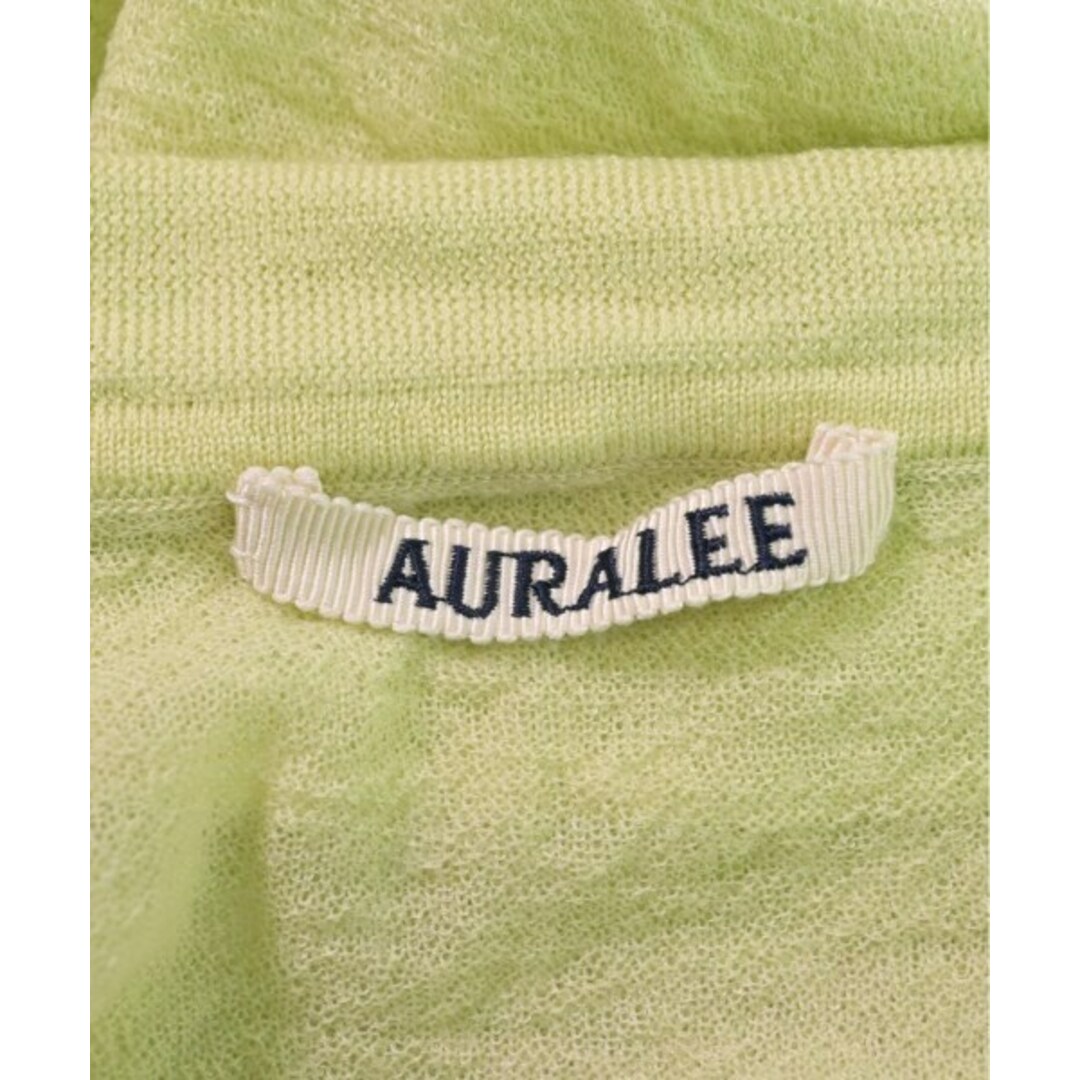 AURALEE オーラリー ニット・セーター 3(S位) 黄緑 【古着】 AURALEE オーラリー ニット・セーター 3(S位) 黄緑 【古着】
