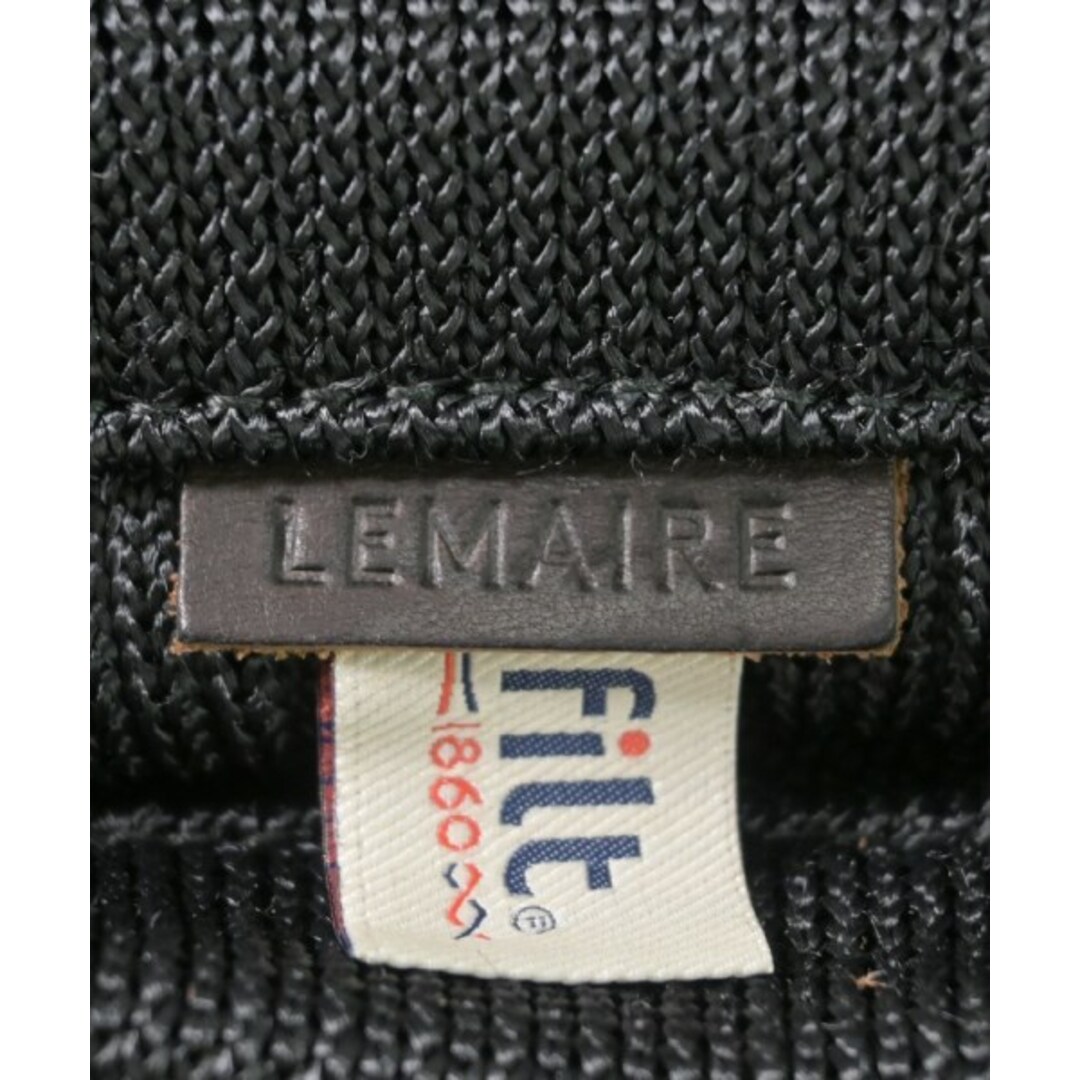 LEMAIRE - LEMAIRE ルメール ショルダーバッグ - 黒xベージュ LEMAIRE - LEMAIRE ルメール ショルダーバッグ - 黒xベージュ