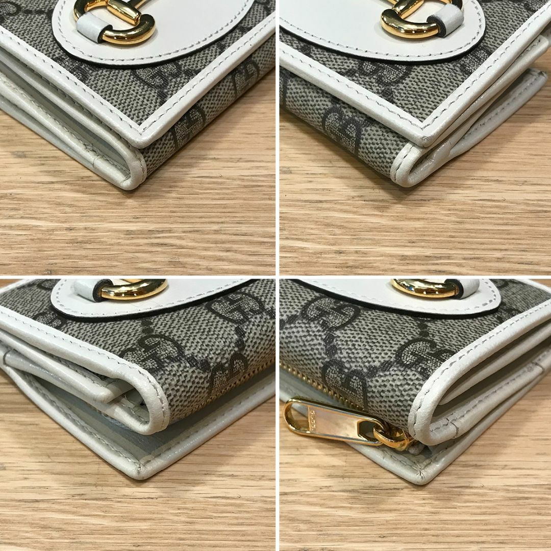 超美品 グッチ GGスプリーム ホースビット1955 3つ折り 超美品 グッチ GGスプリーム ホースビット1955 3つ折り