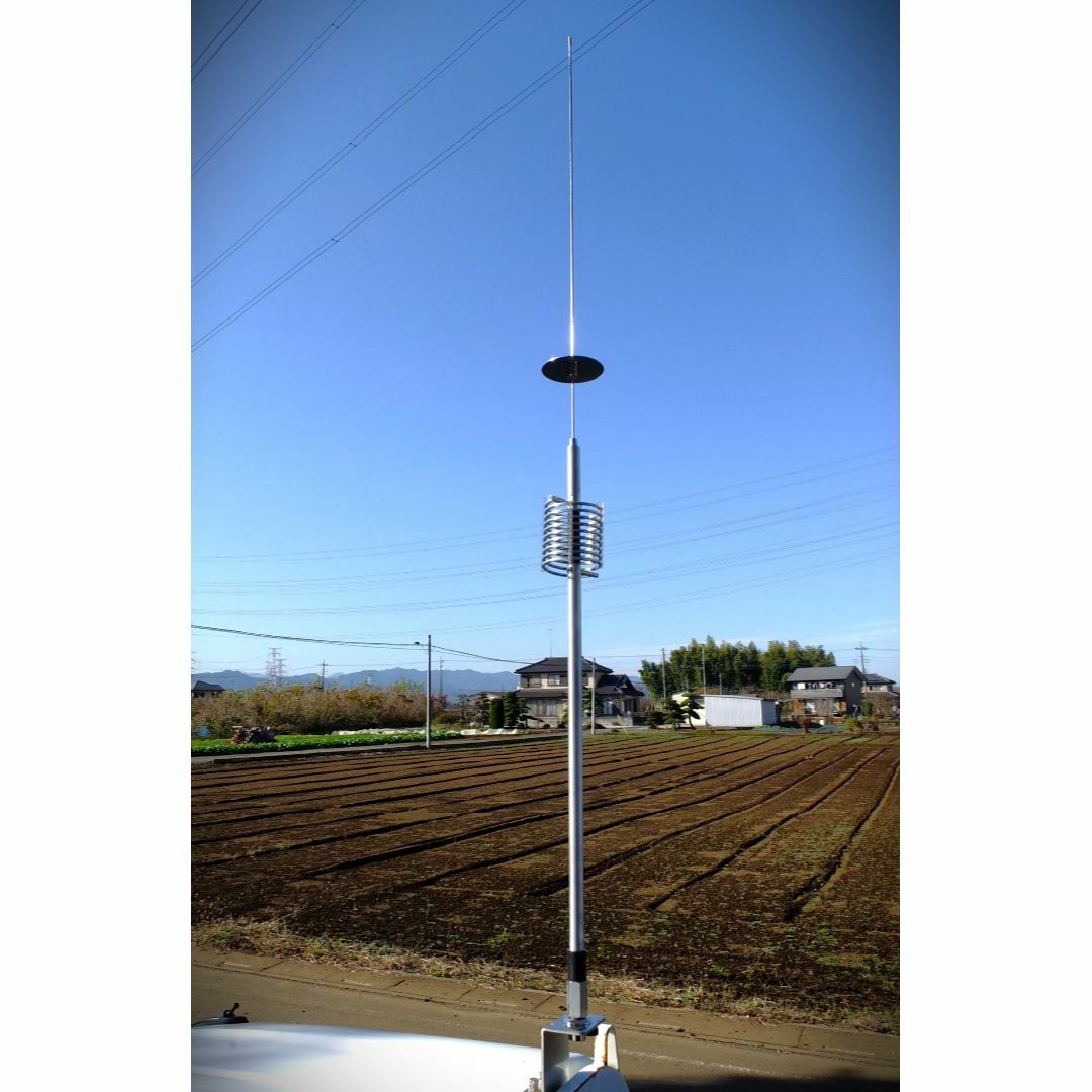 AM-HF☆デコトラUFOアンテナ27-28MHz 1/4λ 耐圧2.0KW☆