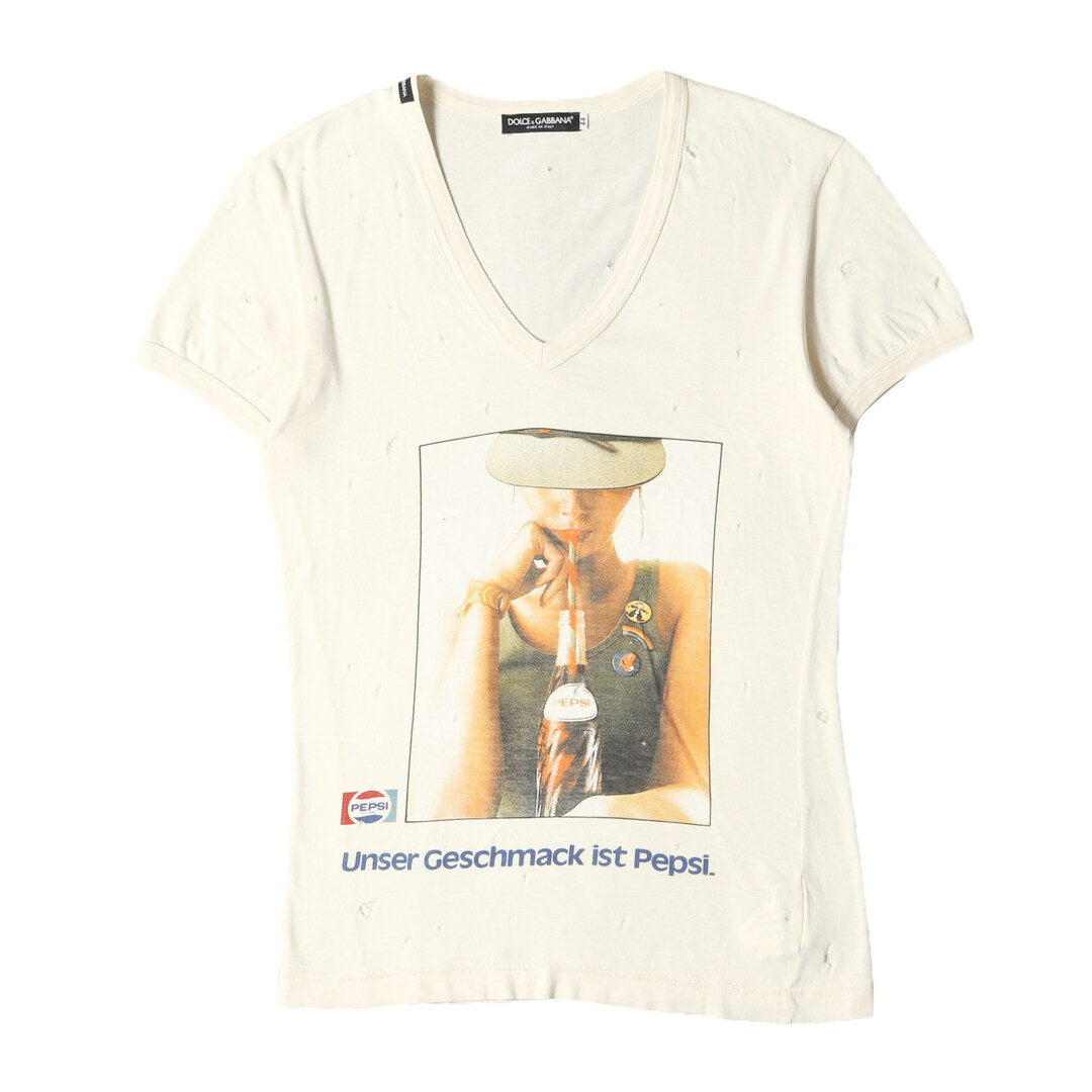 美品 DOLCE&GABBANA ドルチェ&ガッバーナ Tシャツ サイズ:44 美品 DOLCE&GABBANA ドルチェ&ガッバーナ Tシャツ サイズ:44