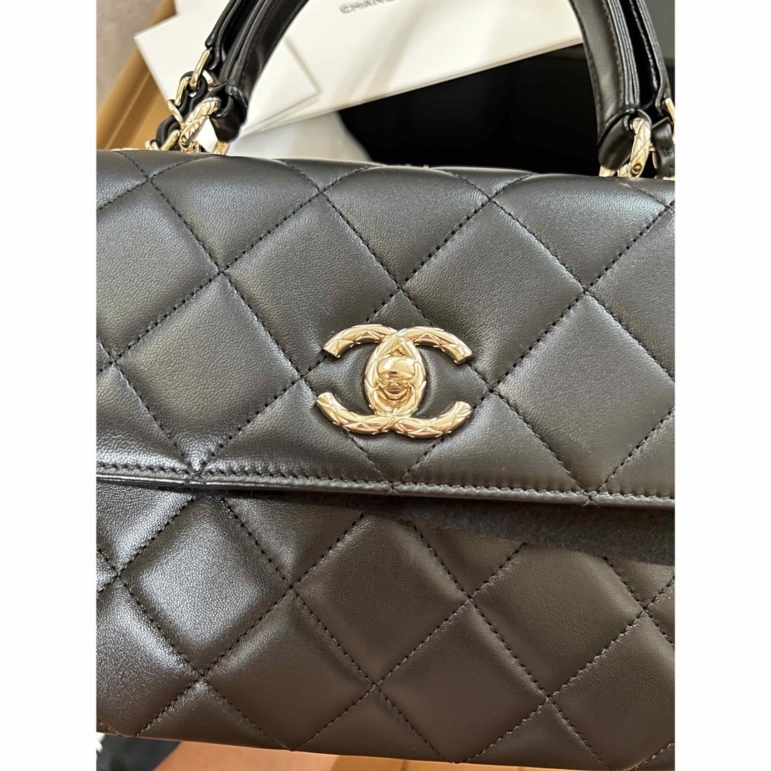 CHANEL - CHANEL トップハンドル フラップ バッグの通販 by CHANEL - CHANEL トップハンドル フラップ バッグの通販 by