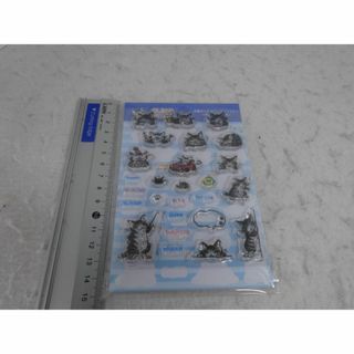 新品　クリアスタンプ　スケジュール　ハンコ　シート　わちふぃーるど　ダヤン　猫(印鑑/スタンプ/朱肉)
