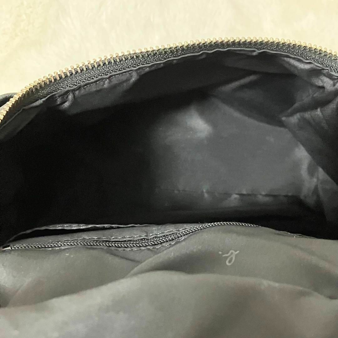 未使用級 ポーチ付 アニエスベー ナイロン リュック 黒 バック 未使用級 ポーチ付 アニエスベー ナイロン リュック 黒 バック