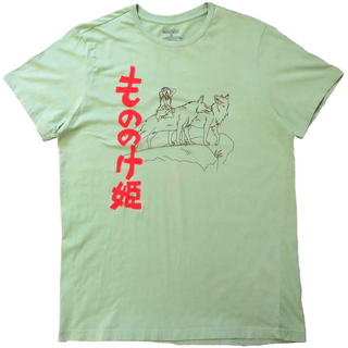 ジブリ(ジブリ)の古着　もののけ姫　Tシャツ　XLサイズ　ジブリ　映画　ムービーT　アニメT *(Tシャツ/カットソー(半袖/袖なし))
