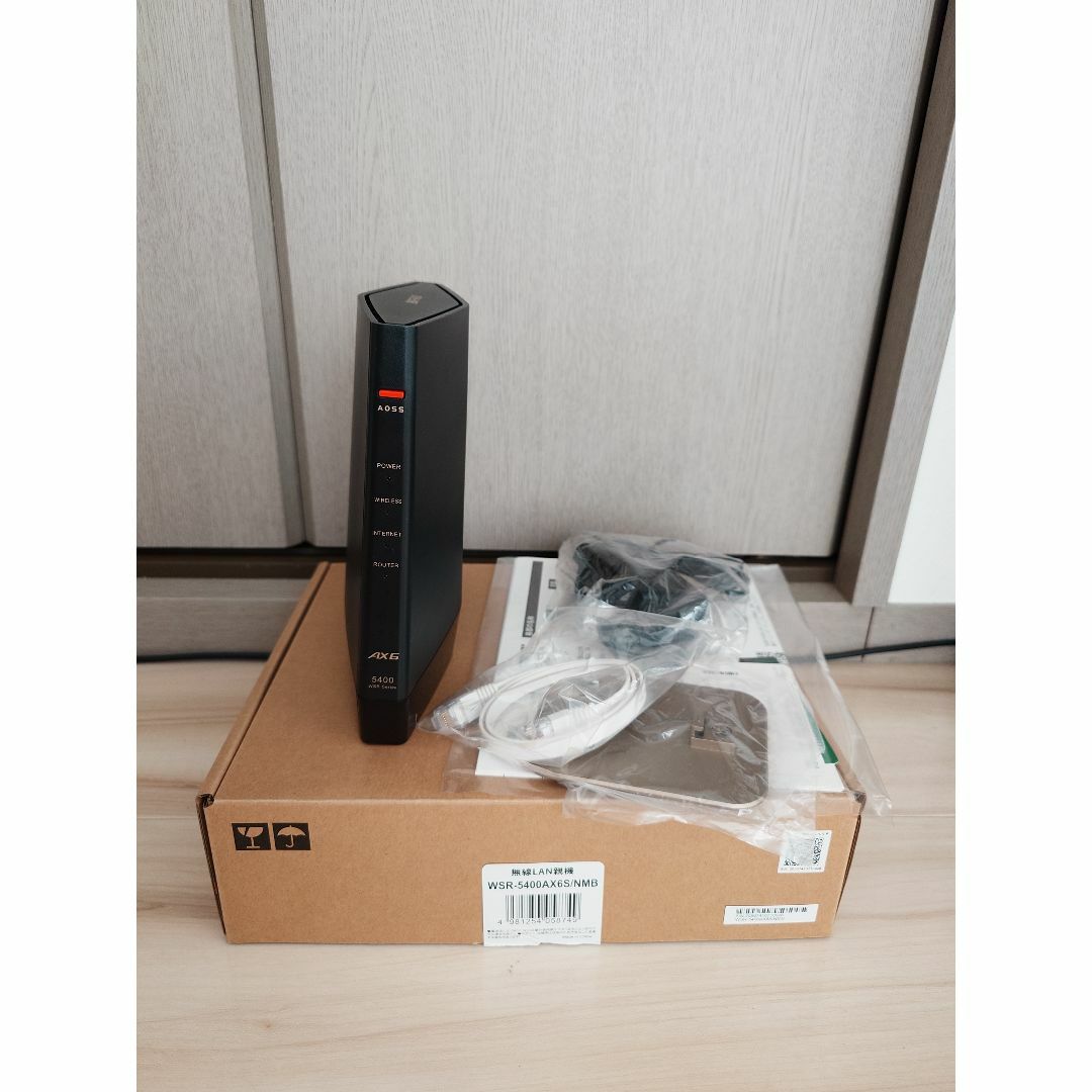 Buffalo - 【中古】BUFFALO WSR-5400AX6S Wi-Fiルーター
