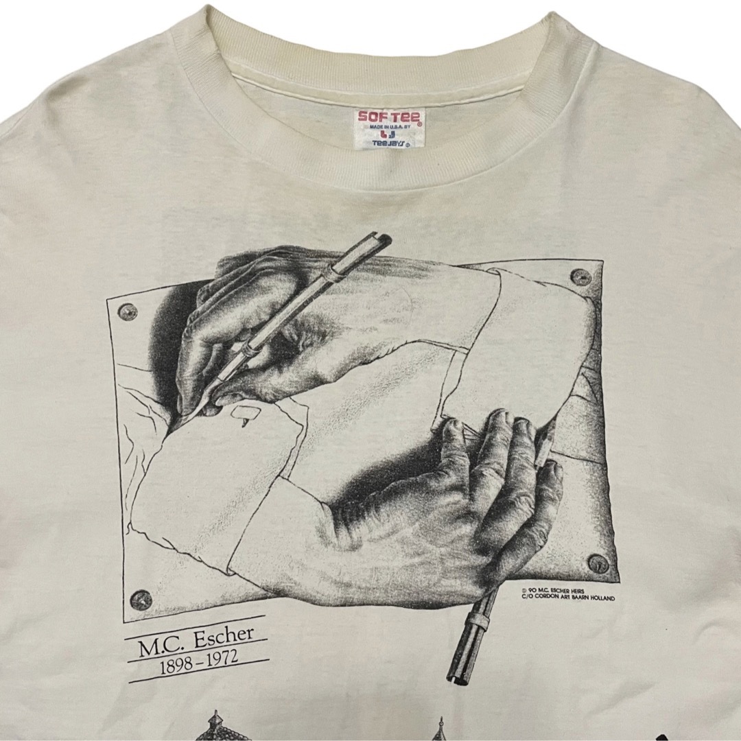 VINTAGE - M.C. ESCHER エッシャー 1990年製 ヴィンテージ T VINTAGE - M.C. ESCHER エッシャー 1990年製 ヴィンテージ T