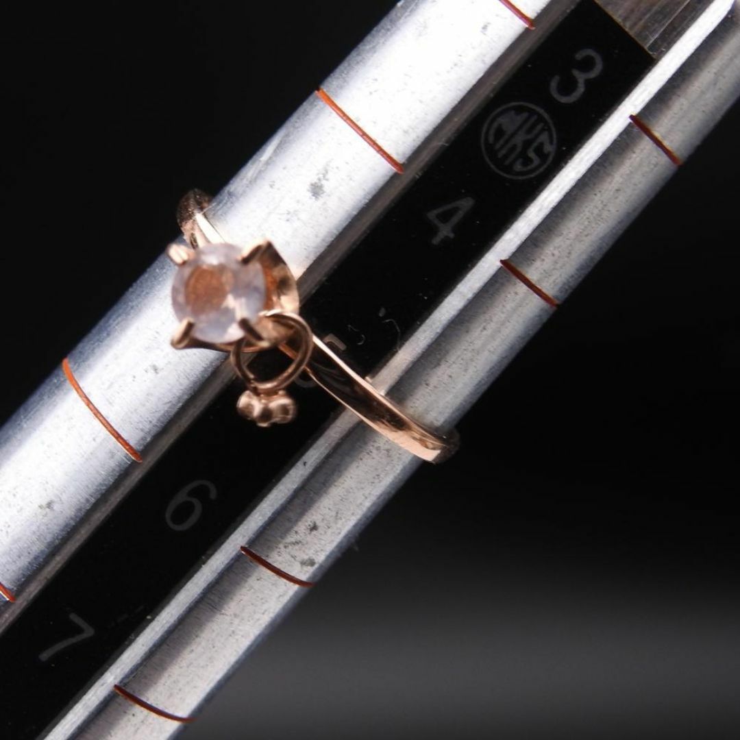 K10PG 色石 D0.02ct リング レディース JP(日本)5号の通販 by K10PG 色石 D0.02ct リング レディース JP(日本)5号の通販 by