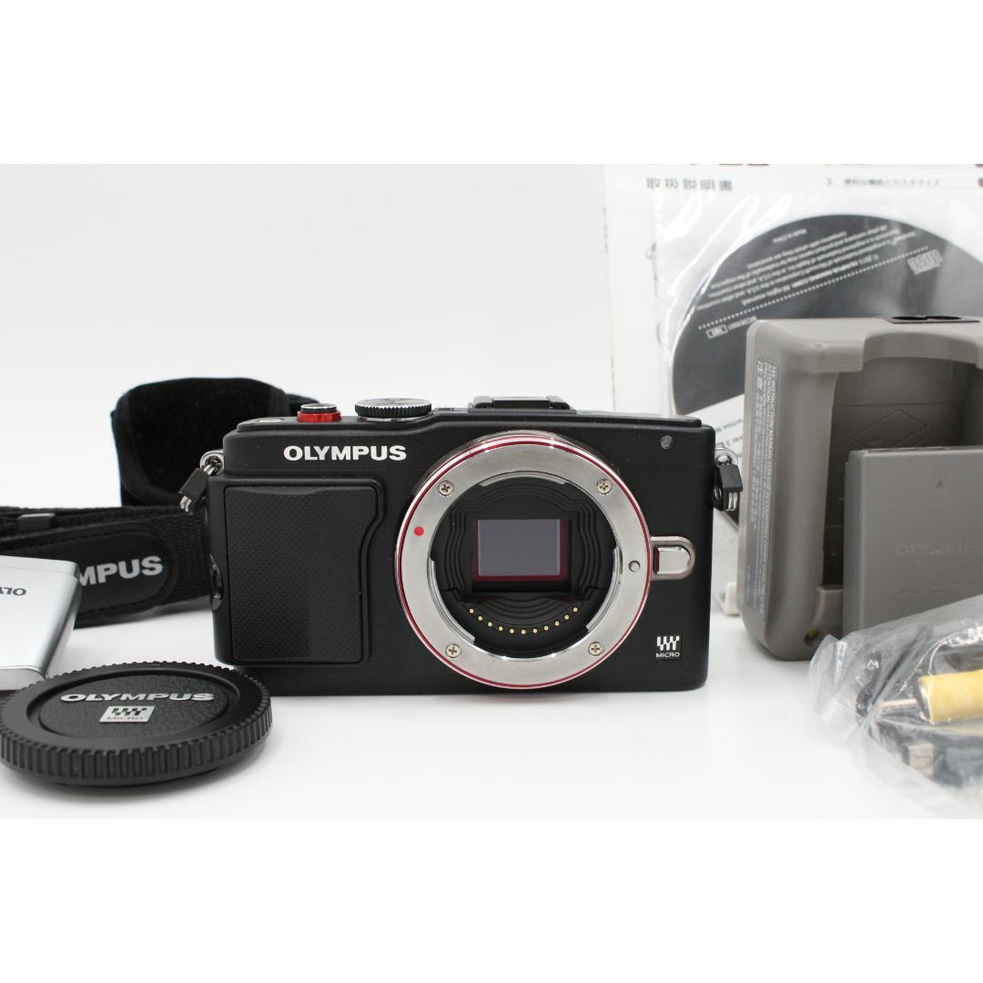 OLYMPUS - ＜＜ショット数1,028回！！＞＞【良品】OLYMPUS オリンパス ミラーレス一眼 PEN Lite E-PL6 ボディ ブラック E-PL6 BODY BLK #LE2024523
