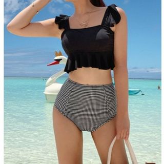 新品･未使用 Ritzy フリル ハイウエストビキニ 水着(水着)