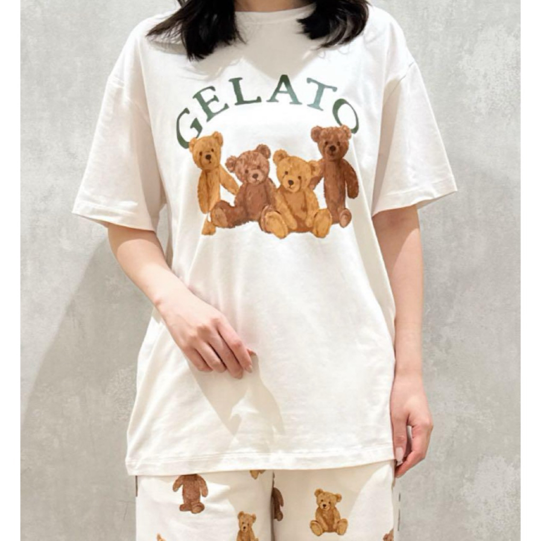gelato pique - ジェラートピケ ジェラピケ ベアー くま 上下 gelato pique - ジェラートピケ ジェラピケ ベアー くま 上下