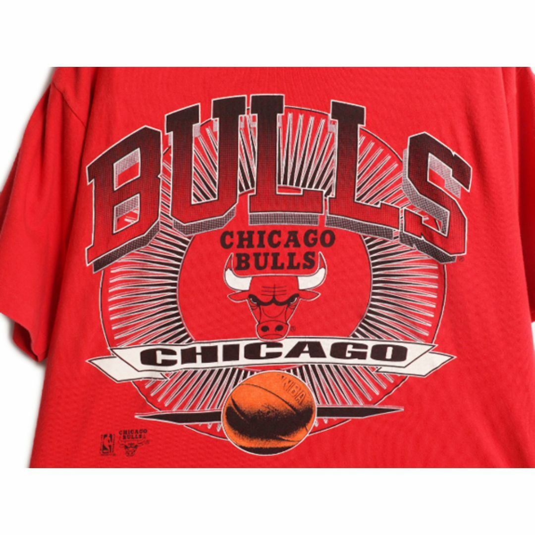 90s USA製 NBA オフィシャル ブルズ プリント 半袖 Tシャツ 90s USA製 NBA オフィシャル ブルズ プリント 半袖 Tシャツ