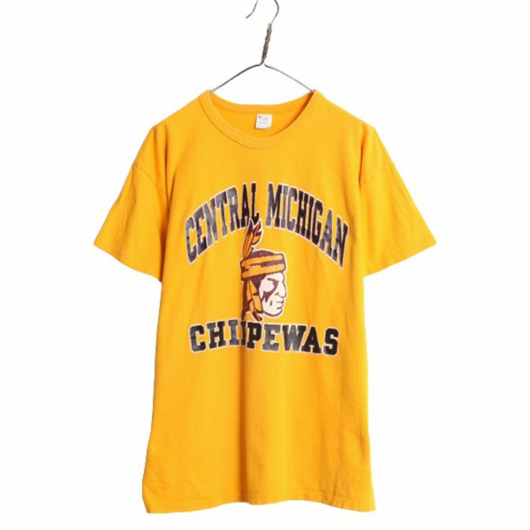 Champion - 80s USA製 チャンピオン 3段 カレッジ プリント 半袖 Champion - 80s USA製 チャンピオン 3段 カレッジ プリント 半袖