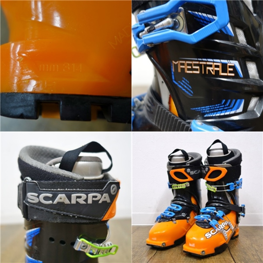 スカルパ SCARPA MAESTRALE マエストラーレ 27.5cm 314mm TLT スカルパ SCARPA MAESTRALE マエストラーレ 27.5cm 314mm TLT