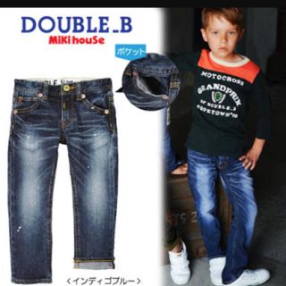 ダブルビー(DOUBLE.B)の新品タグ付 DOUBLE.B 高級デニム(パンツ/スパッツ)